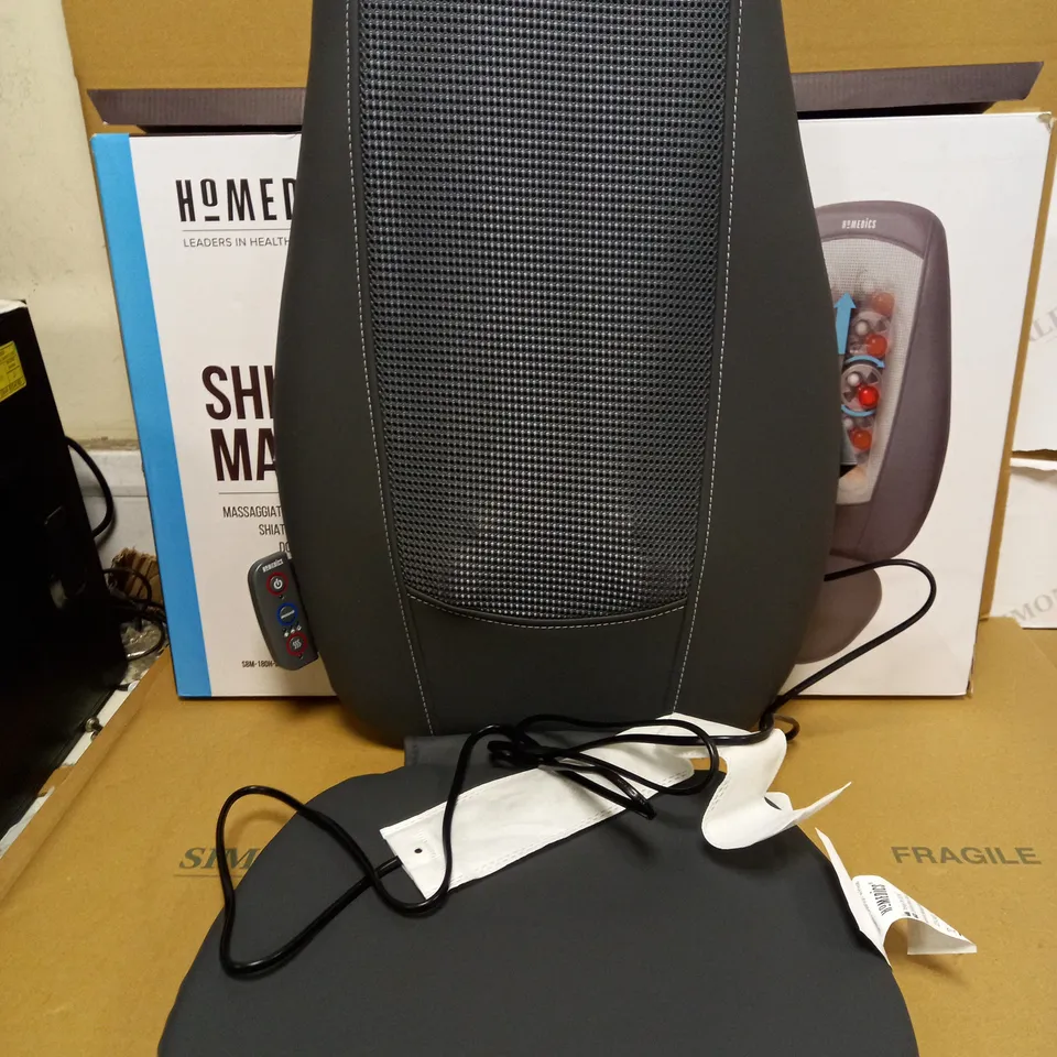 BOXED HOMEDICS SHIATSU BACK MASSAGER