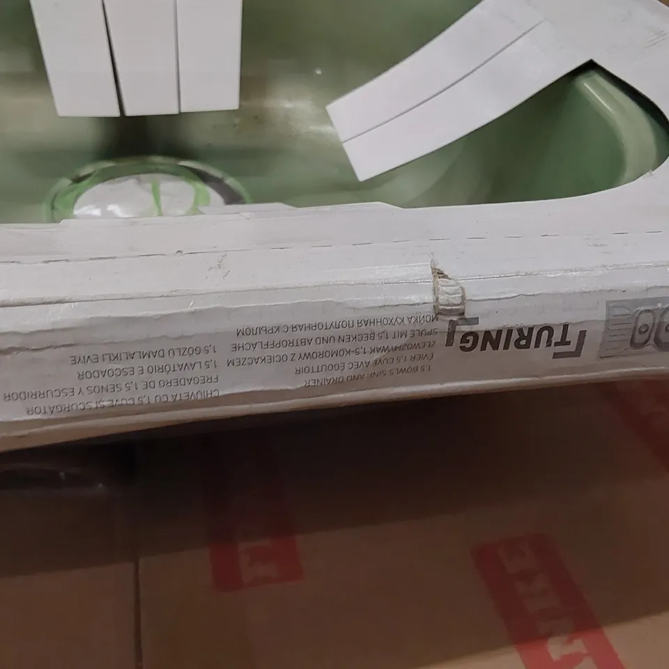 TURING STAINLESS STEEL 1.5 BOWL SINK & DRAINER