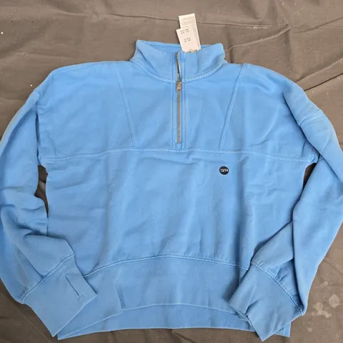 ABERCROMBIE KIDS A&F ESSENTIALS FLEECE PULLOVER β BLUE, UK 13/14