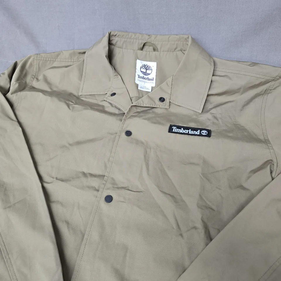 TIMBERLAND BEIGE LIGHTWEIGHT JACKET - SIZE LARGE