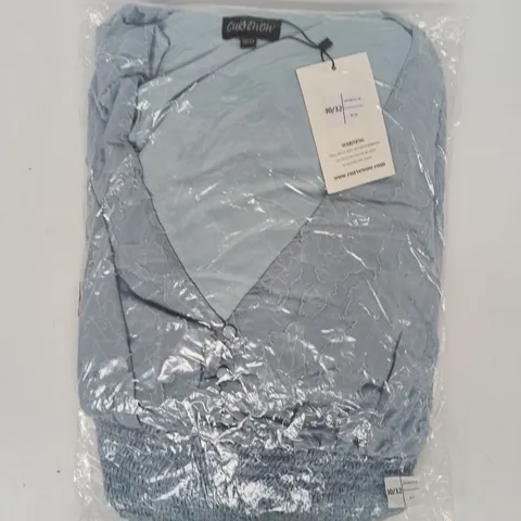 BAGGED CURVEWOW DRESS IN BLUE SIZE 30/32