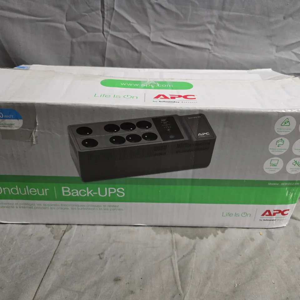 APC BACK-UPS 850VA (520W) UNINTERRUPTIBLE POWER SUPPLY – BOXED