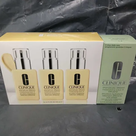 CLINIQUE DRAMATICALLY DIFFERENT MOISTURISING LOTION 125ML TRIO