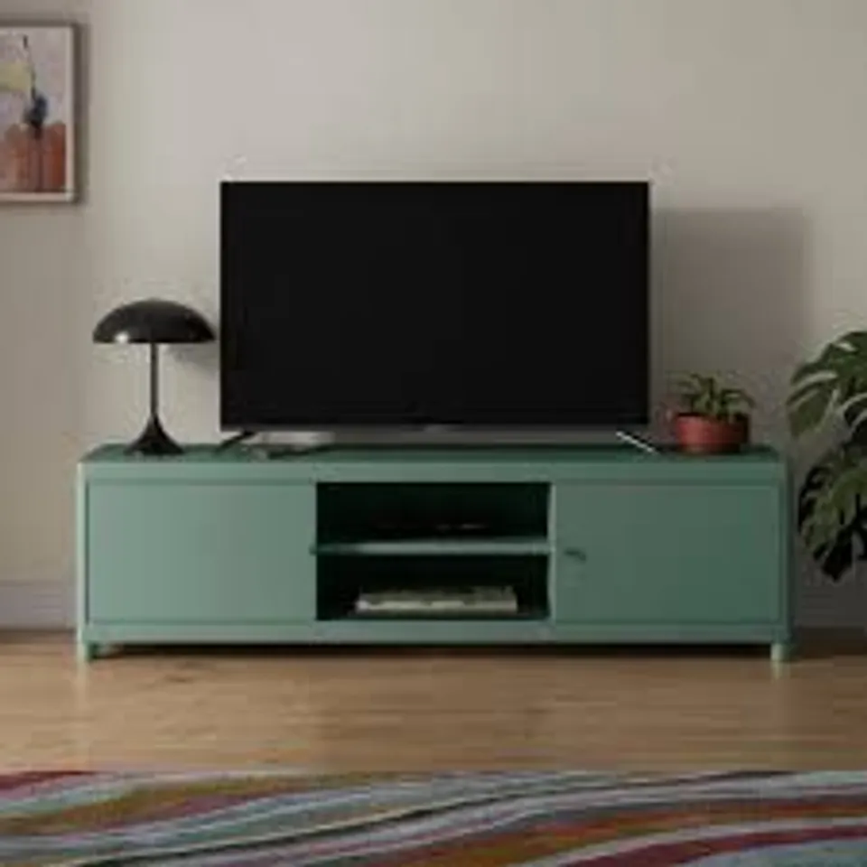 BOXED HALLIE EXTRA WIDE TV UNIT - LILYPAD (1 BOX)