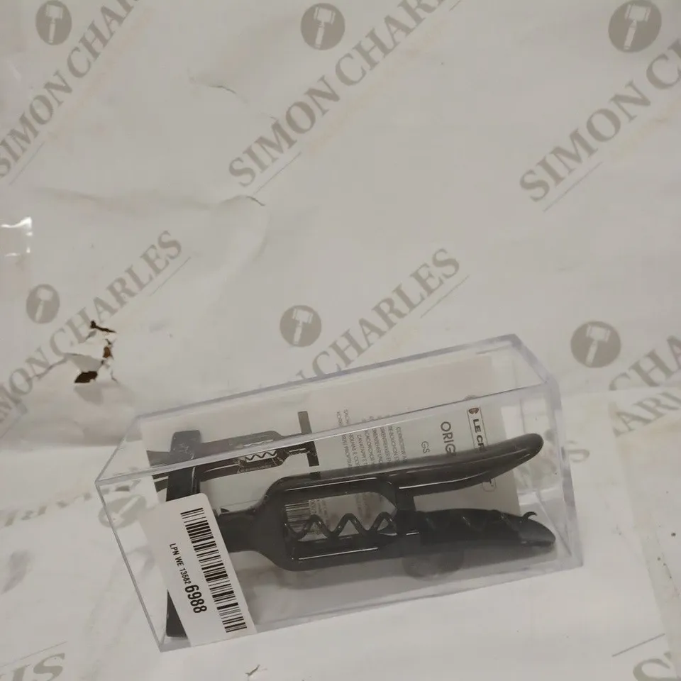 LE CREUSET CLASSIC TABLE MODEL CORKSCREW WITH FOIL CUTTER GIFT SET, GS 100 , PLASTIC, BLACK ONYX