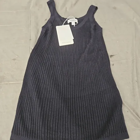 COS RIBBED TANK IN BLACK SIZE M