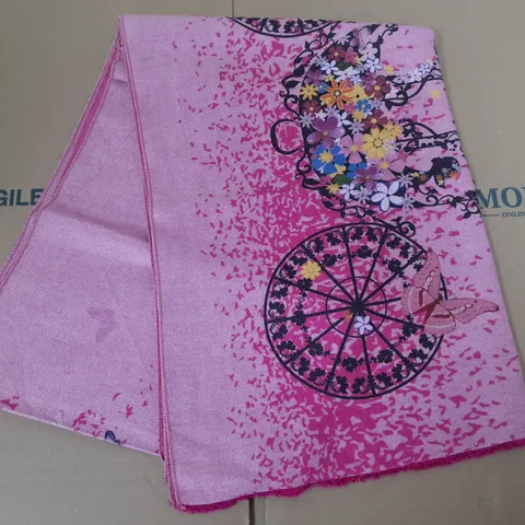 LOT OF 3 BRAND NEW DESTELLO PINK PATTERNED SCARFS