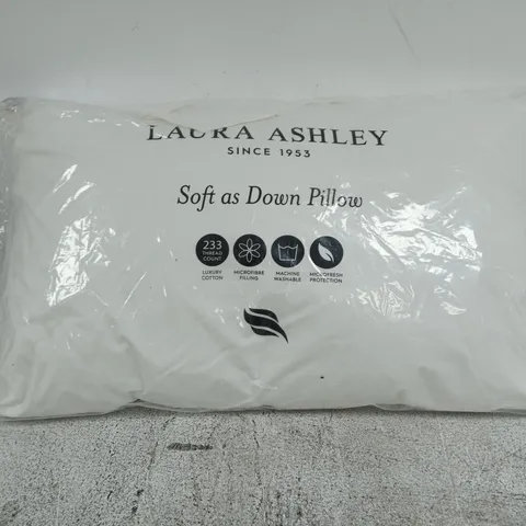 LAURA ASHLEY SOFT AS DOWN PILLOW