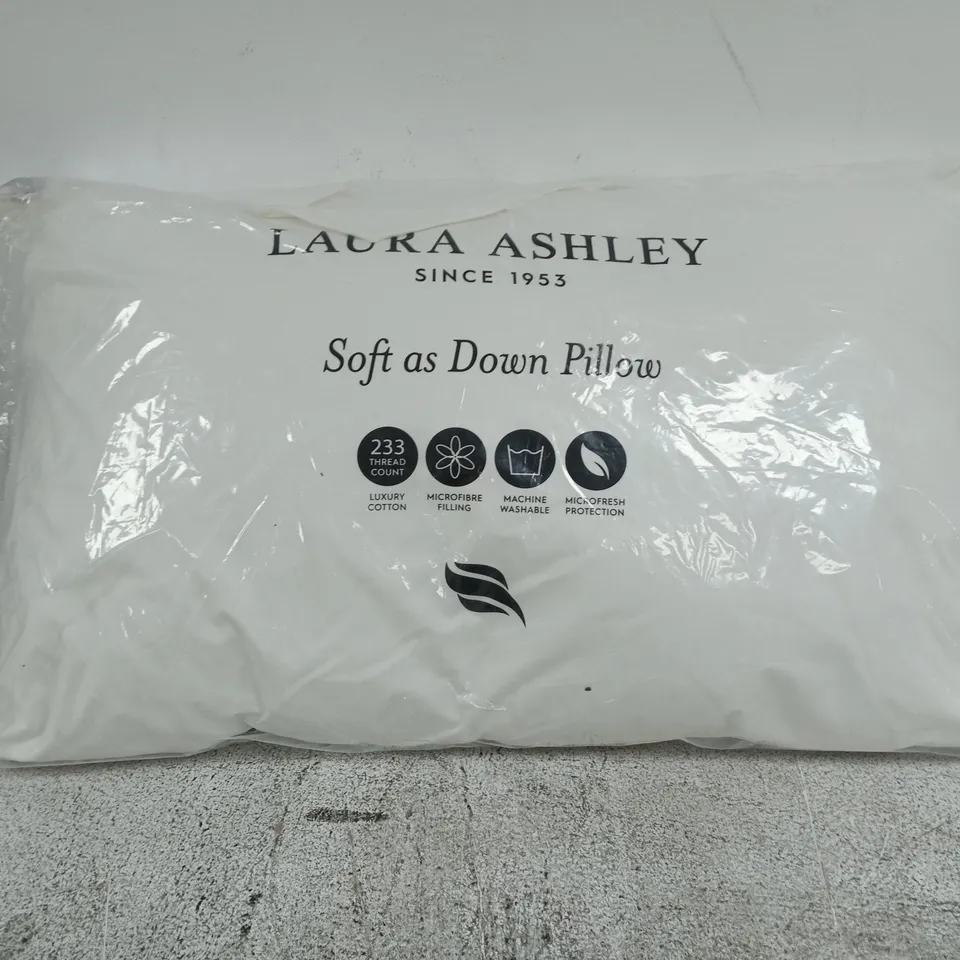 LAURA ASHLEY SOFT AS DOWN PILLOW
