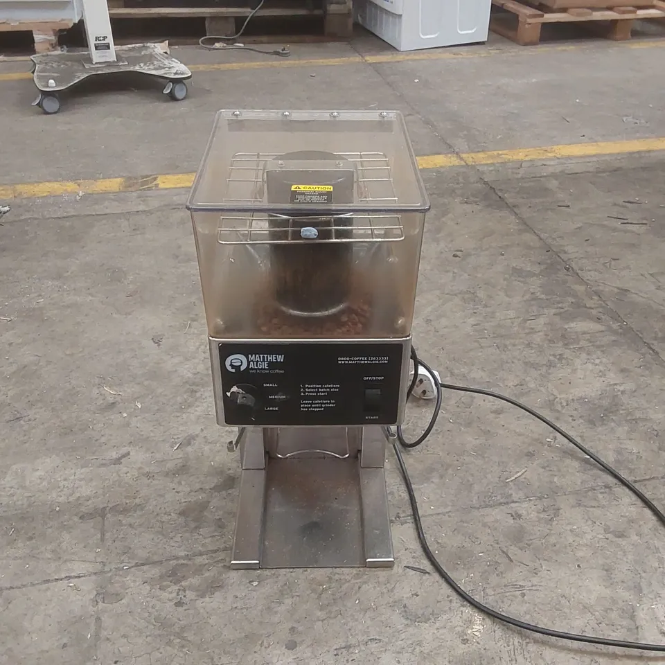 BUNN COMMERCIAL COFFEE GRINDER