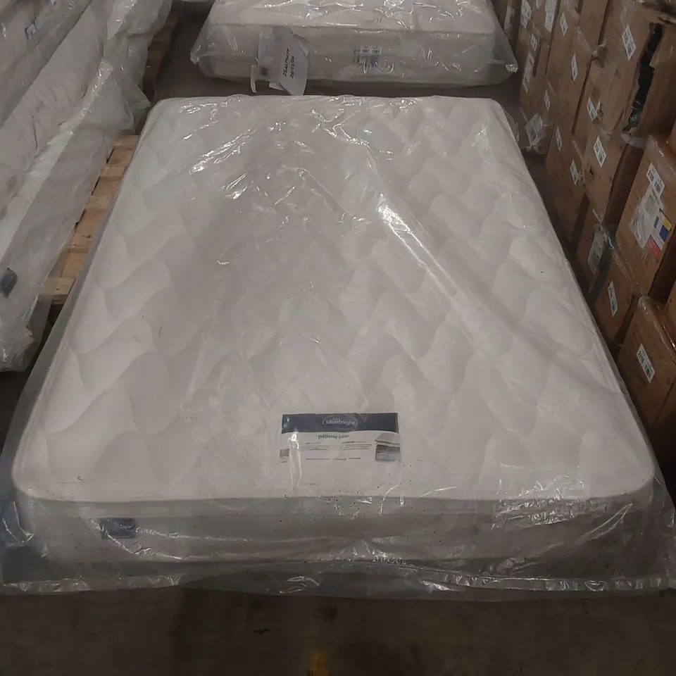 QUALITY BAGGED SILENTNIGHT PILLOW TOP 135CM DOUBLE MATTRESS