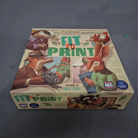 FIT TO PRINT BOARD GAME 