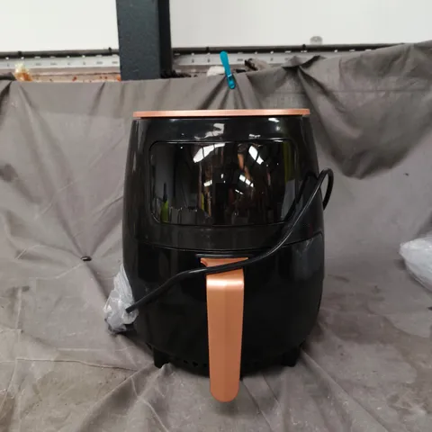 EXTRA LARGE CAPACITY AIR FRYER – 6L, 2400W, BLACK WITH COPPER ACCENTS