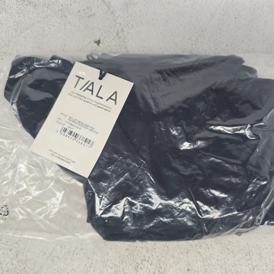 BAGGED T/ALA SCULPT SEAMLESS HIGH WAISTED SCRUNCH LEGGINGS IN NAVY SIZE UNSPECIFIED