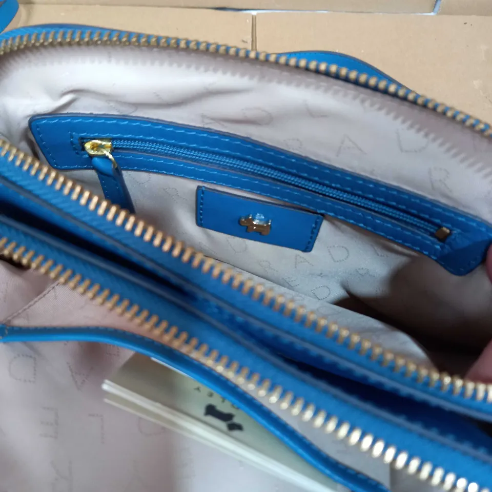 RADLEY CROSSBODY ZIP HANDBAG - BLUE