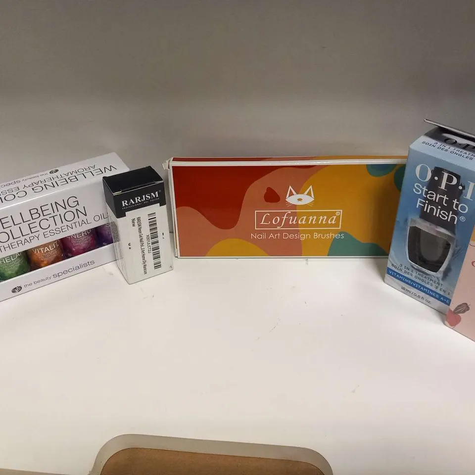 APPROXIMATELY 20 ASSORTED NAIL BASED  PRODUCTS TO INCLUDE; O.P.I., LOFUANNA, RIO AND MYLEE