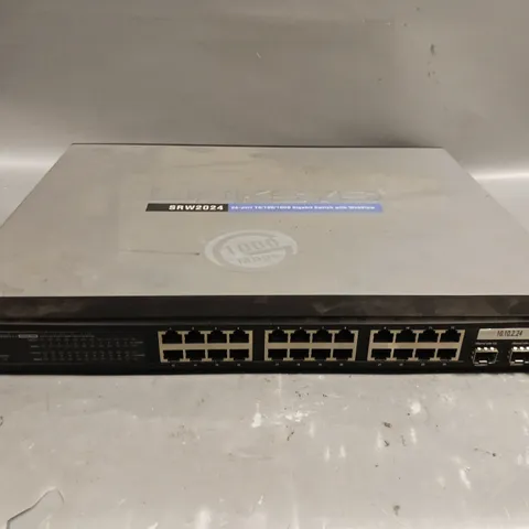 LINKSYS SRW2024 24 PORT 10/100/1000 GIGABIT SWITCH