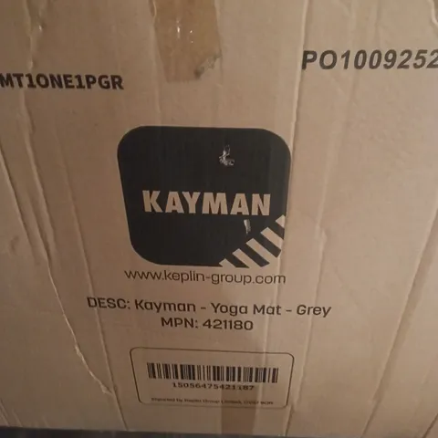BOXED KEPLIN YOGA MATTS GREY