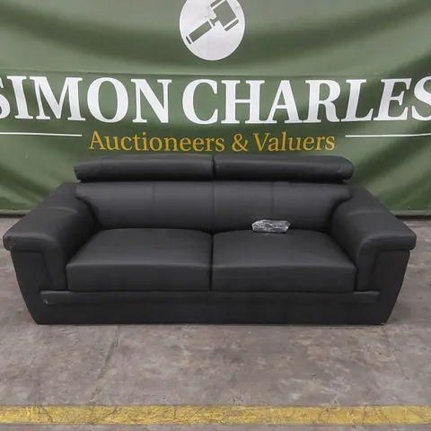 QUALITY DESIGNER GENUINE LEATHER 3 SEATER SOFA