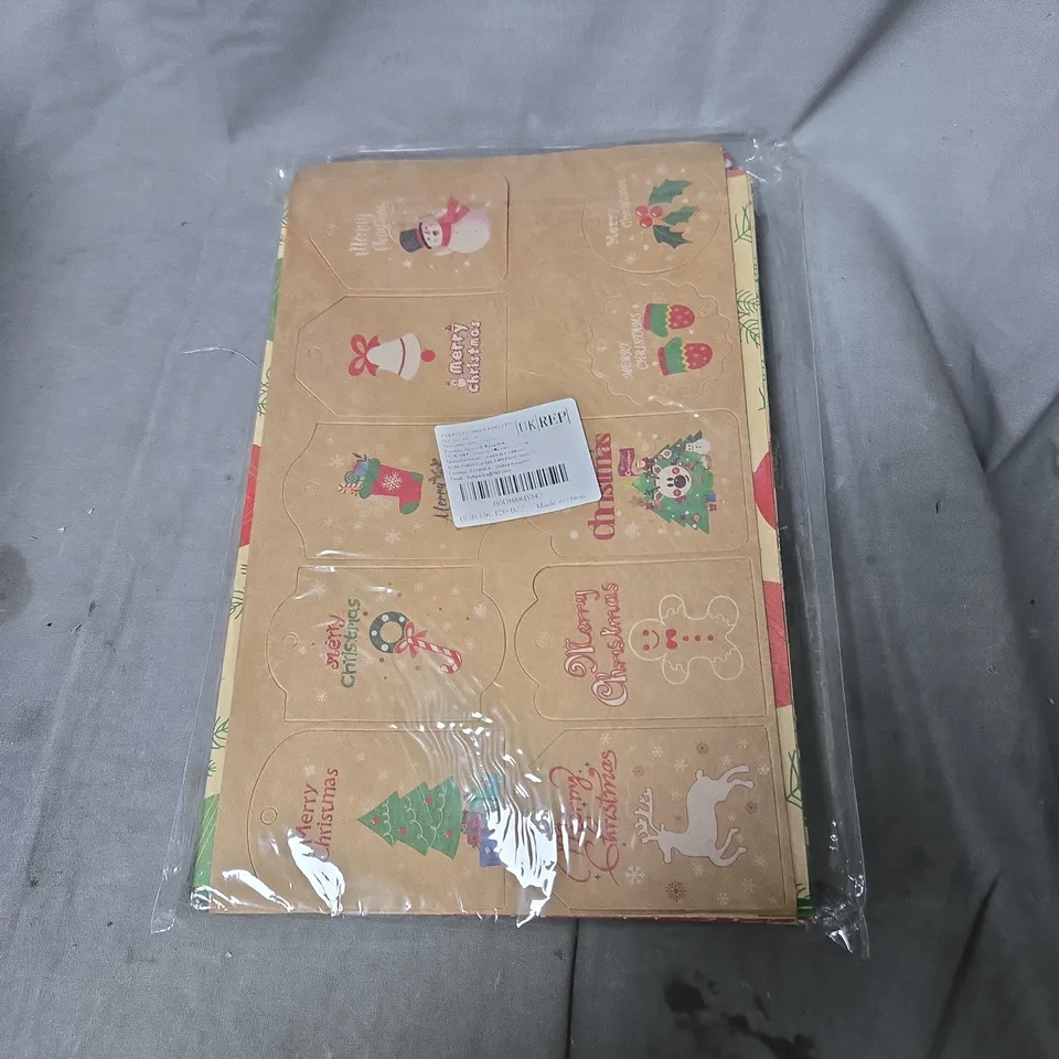 BOX OF APPROXIMATELY 10 PACKS OF ASSORTED CHRISTMAS GIFT TAGS 