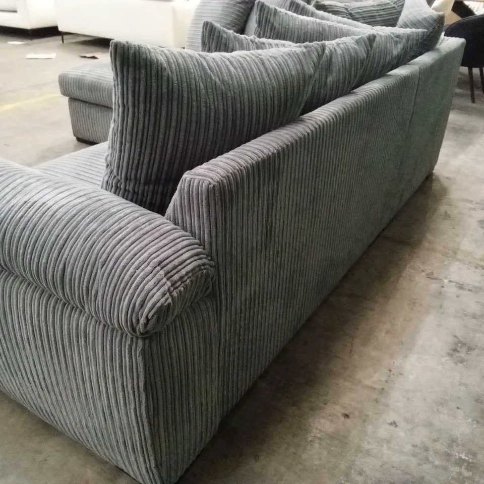 AMALFI LEFT HAND SCATTER BACK FABRIC CORNER CHAISE SOFA RRP £999