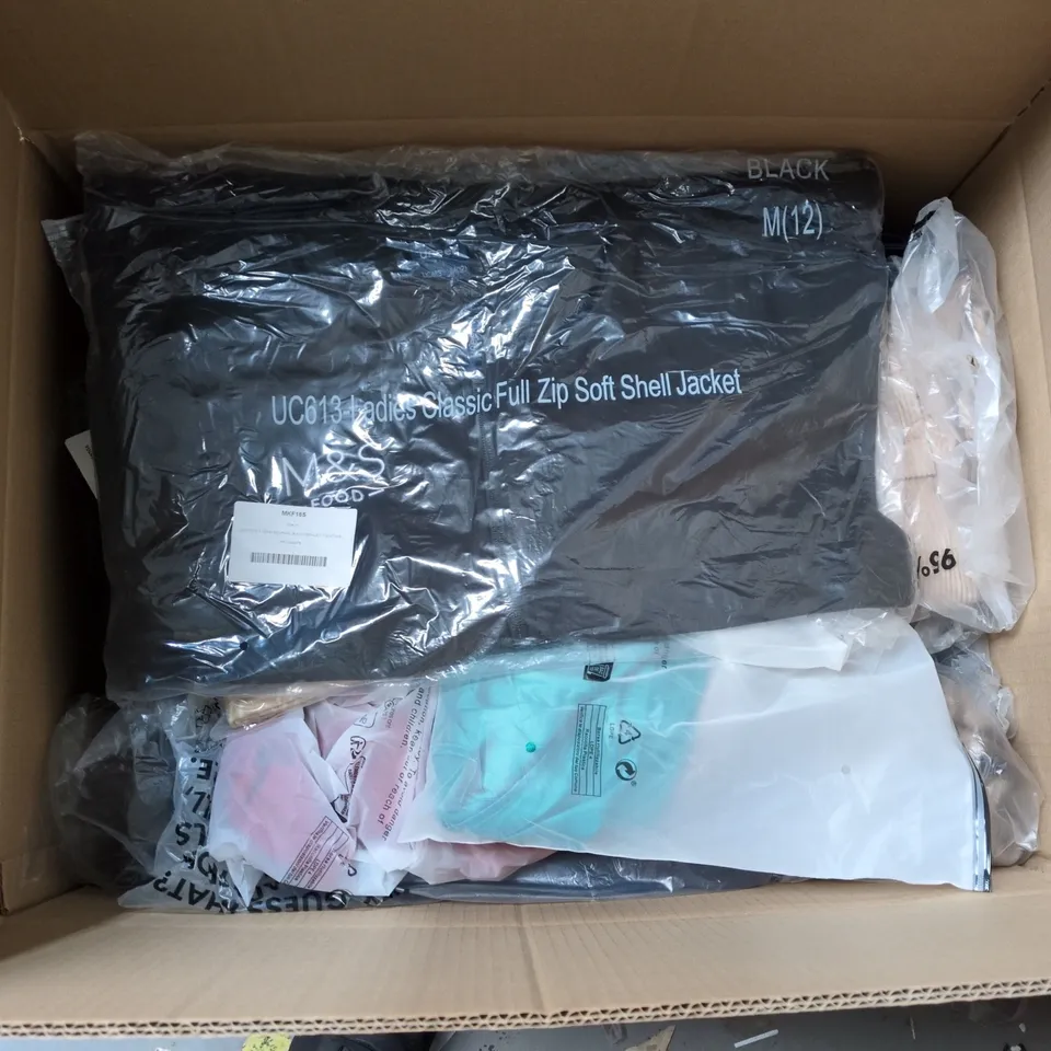 APPROXIMATELY 20 ASSORTED CLOTHING AND FASHION PRODUCTS IN VARIOUS STYLES AND SIZES - COLLECTION ONLY