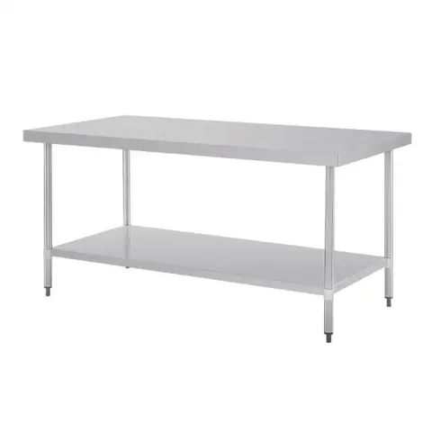 BOXED VOGUE STAINLESS STEEL CENTRE TABLE 1800MM (1 BOX)