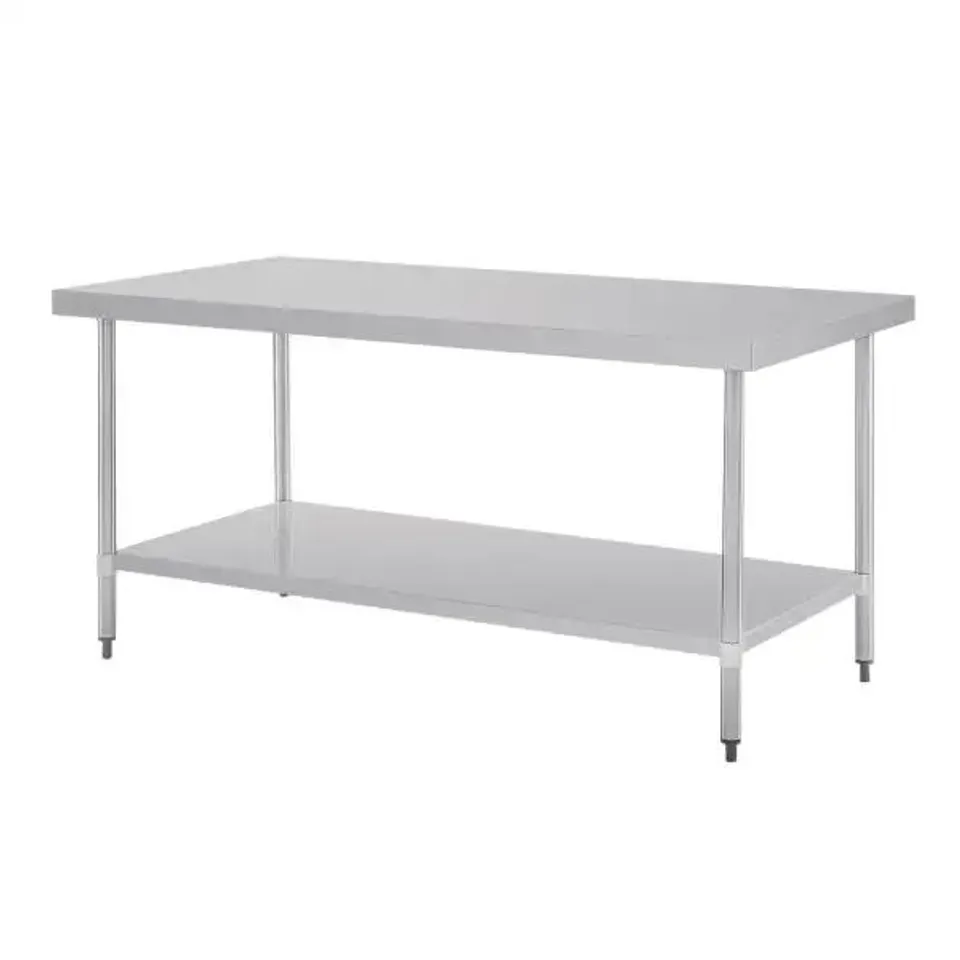 BOXED VOGUE STAINLESS STEEL CENTRE TABLE 1800MM (1 BOX)