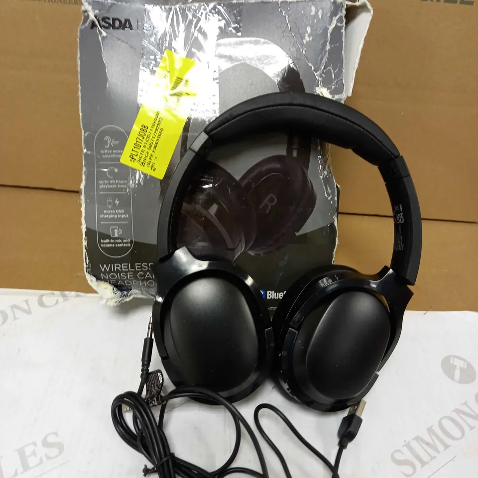 ASDA TECH WIRELESS NOISE CANCELLING HEADPHONES