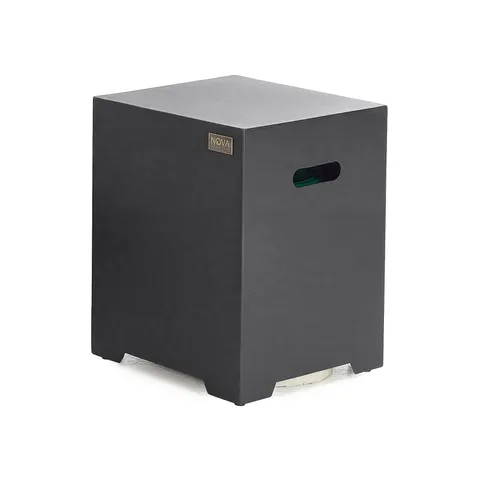 OUTDOOR GAS BOTTLE COVER TABLE IN GREY