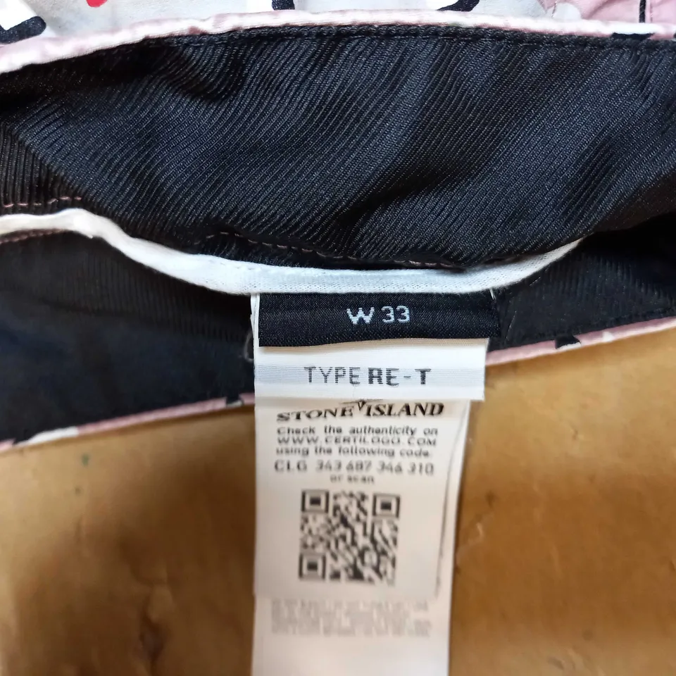 STONE ISLAND CARGO TROUSERS - SIZE W33