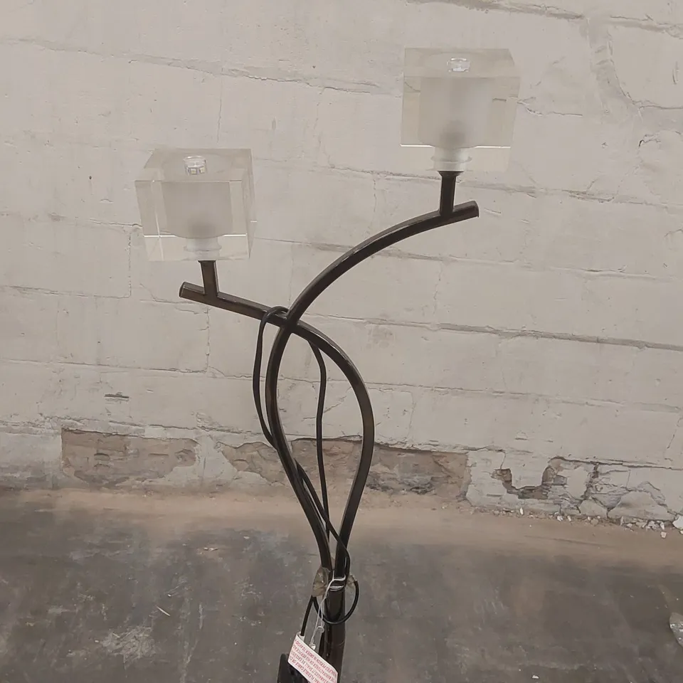 DESIGNER 2 LIGHT FLOOR LAMP