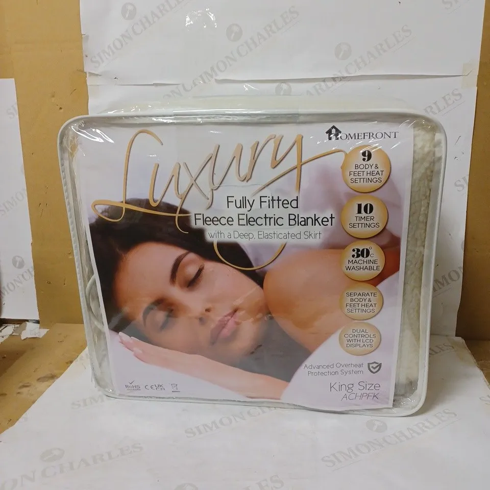 HOMEFRONT ELECTRIC BLANKET DUAL CONTROL KING SIZE