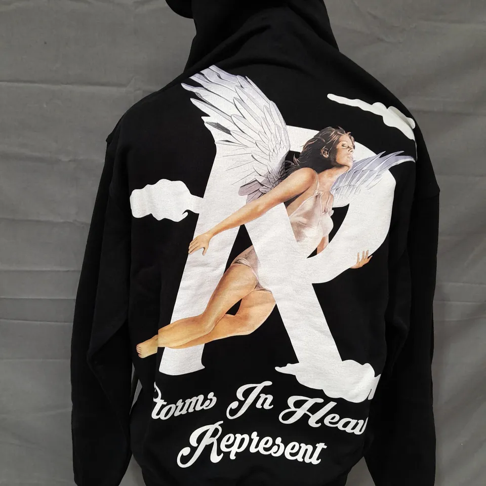 REPRESENT STORMS IN HEAVEN HOODIE SIZE L 