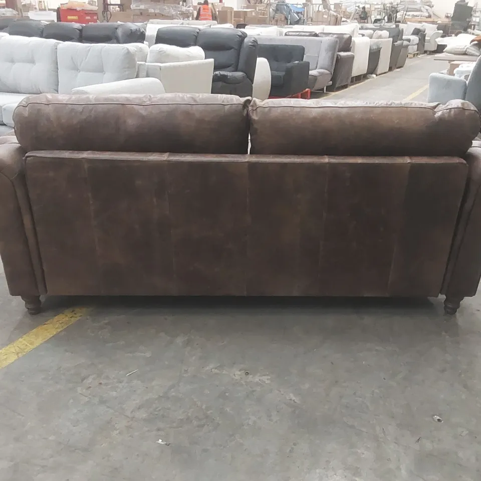 QUALITY DESIGNER 3 SEATER LEATHER SOFA