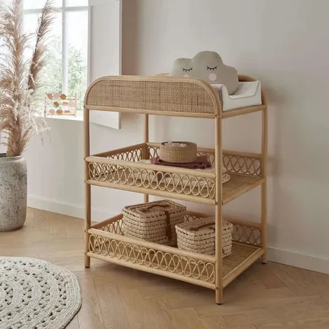 BOXED CUDDLECO ARIA RATTAN CHANGING TABLE