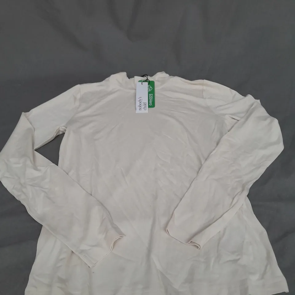 NOBODY'S CHILD LYRA TOP IN OF WHITE SIZE 12