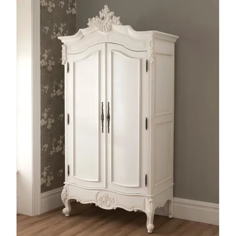 BRAND NEW BOXED AND PALLETISED LA ROCHELLE 4 DOOR ANTIQUE FRENCH WARDROBE SMALL(7 BOXES)