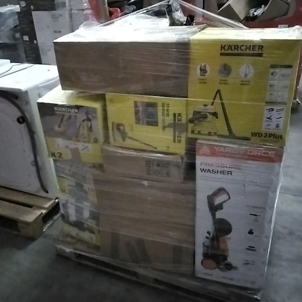 PALLET OF APPROXIMATELY 18 UNPROCESSED RAW RETURN HOUSEHOLD AND ELECTRICAL GOODS TO INCLUDE;