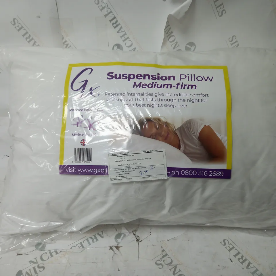 SEALED GX 3RD GENERATION SUSPENSION PILLOWS PAIRS - MEDIUM FIRM