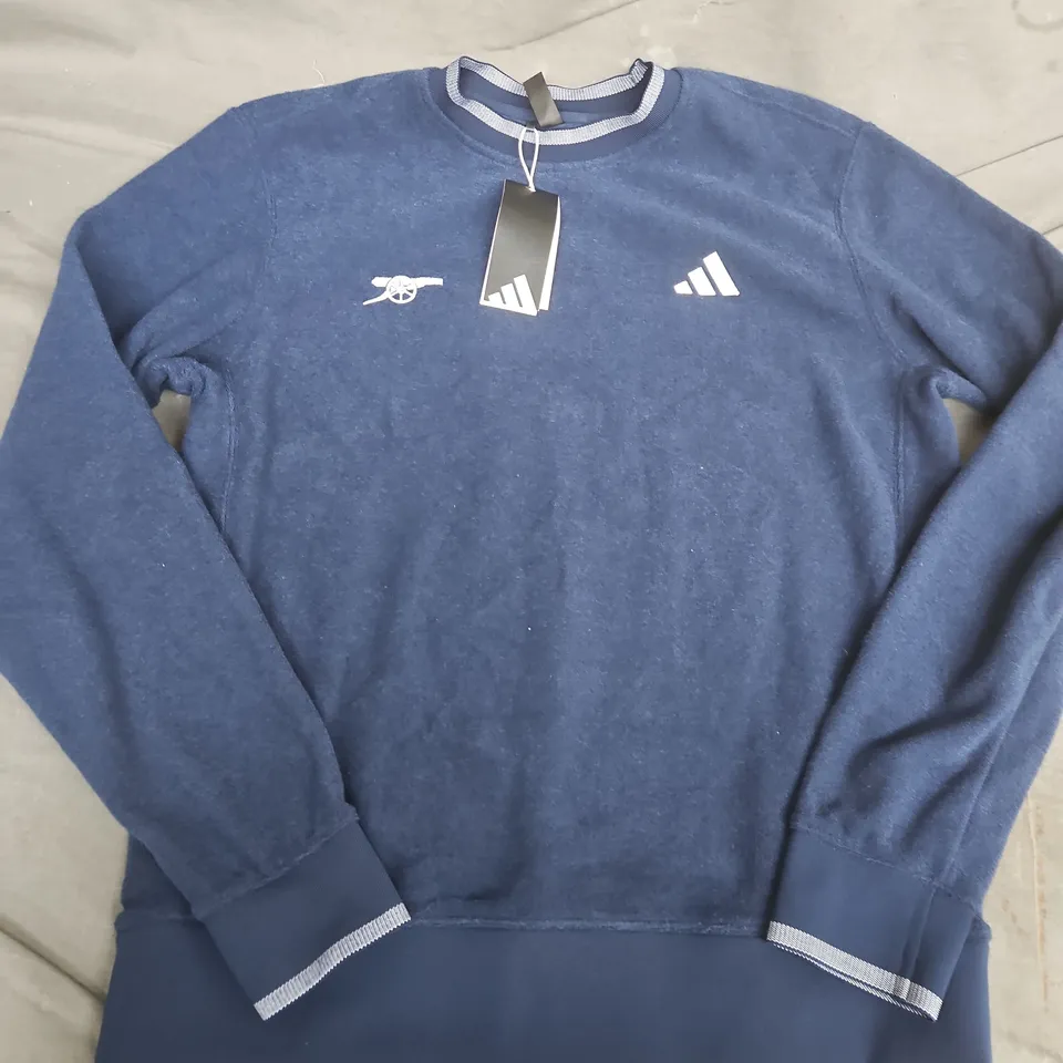 ADIDAS ARSENAL TOUR CREW IN NAVY - SMALL