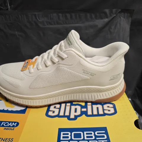 SKECHERS SLIP-INS WOMEN'S SNEAKERS – WHITE, UK 7 (US 10)