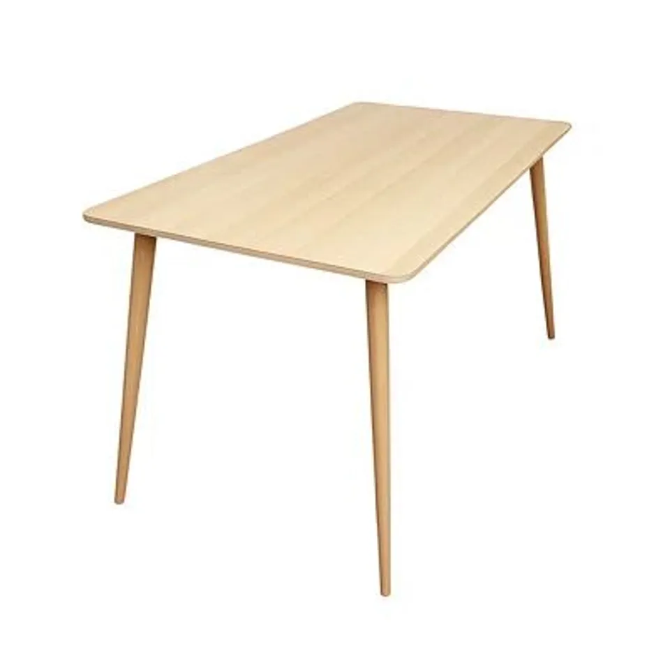 BOXED NORDIC STYLE WOODEN DINING TABLE RECTANGULAR DINING TABLE (2 BOXES)