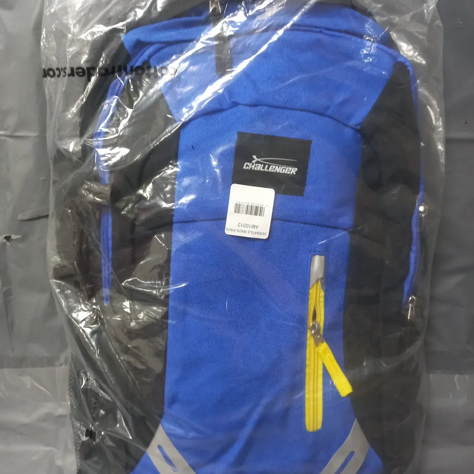 CHALLENGER VERSATILE BACK PACK IN BLUE 