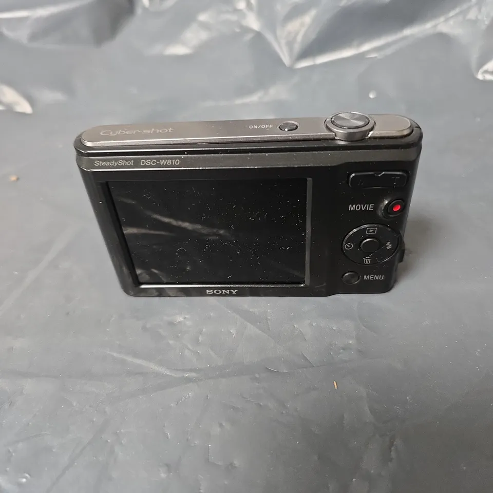 SONY CYBER-SHOT DSC-W810 DIGITAL CAMERA – 20.1MP, 6X OPTICAL ZOOM, BLACK UNBOXED