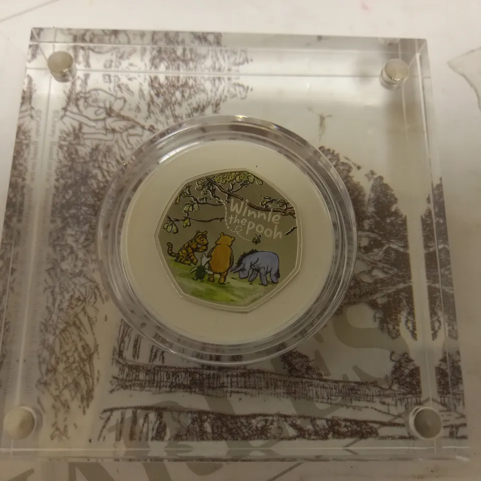 THE ROYAL MINT WINNIE THE POOH & FRIENDS 2022 UK 50P SILVER PROOF COIN