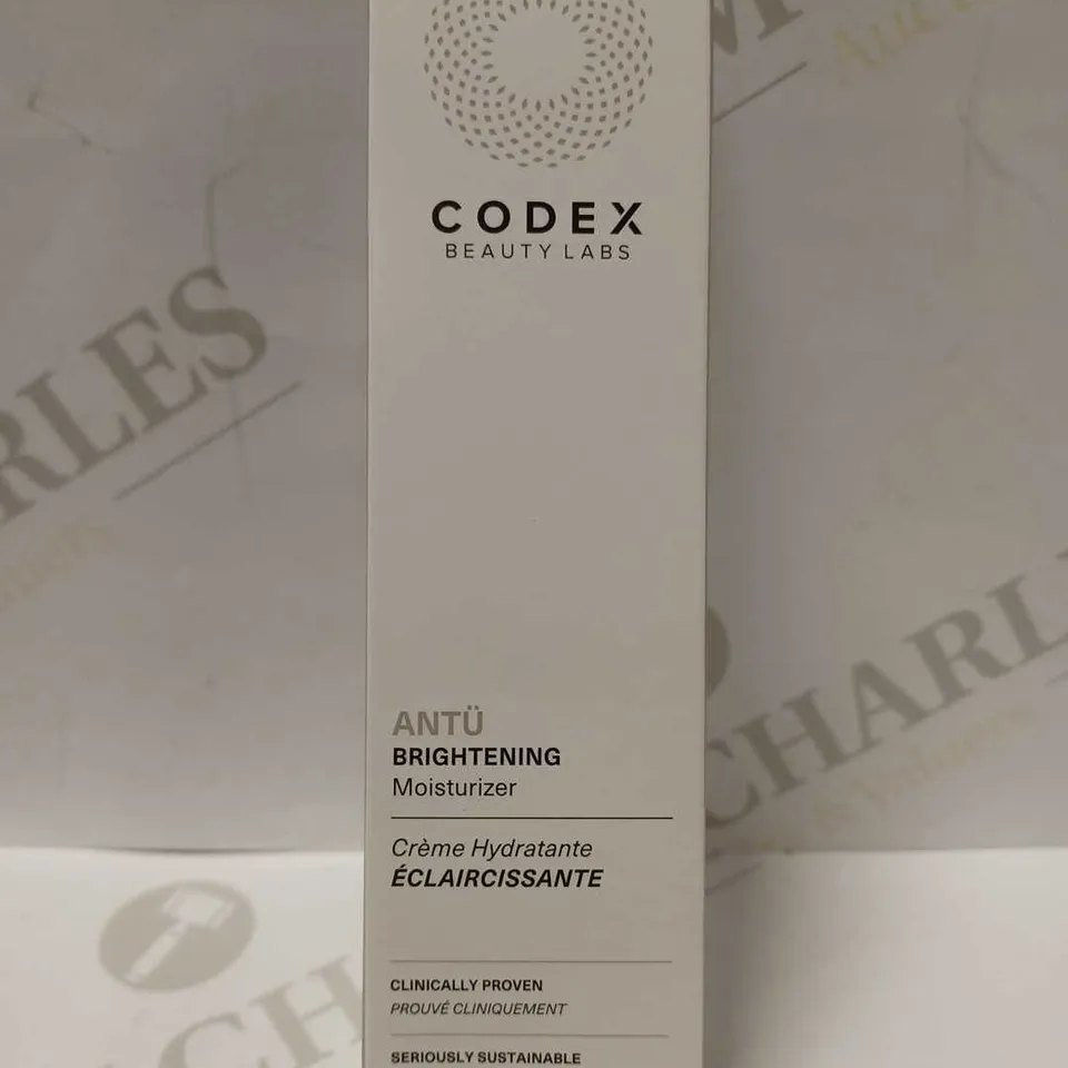 CODEX LABS ANTÜ BRIGHTENING MOISTURIZER 50ML