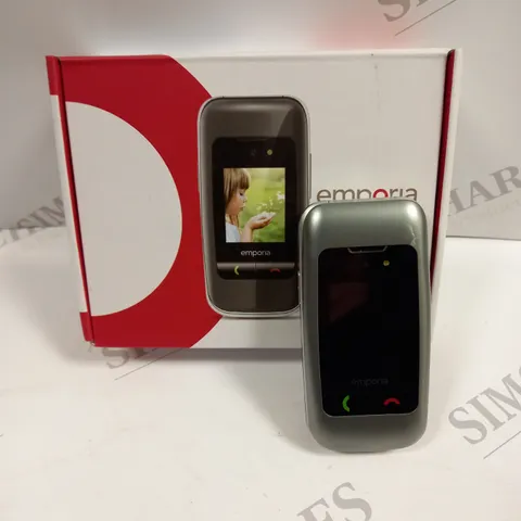 BOXED EMPORIA ONE FLIP MOBILE PHONE 