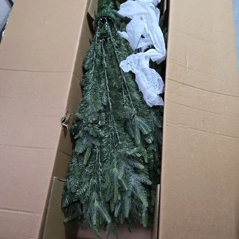 BOXED 7FT SHERWOOD REAL LOOK FULL TREE - COLLECTION ONLY 