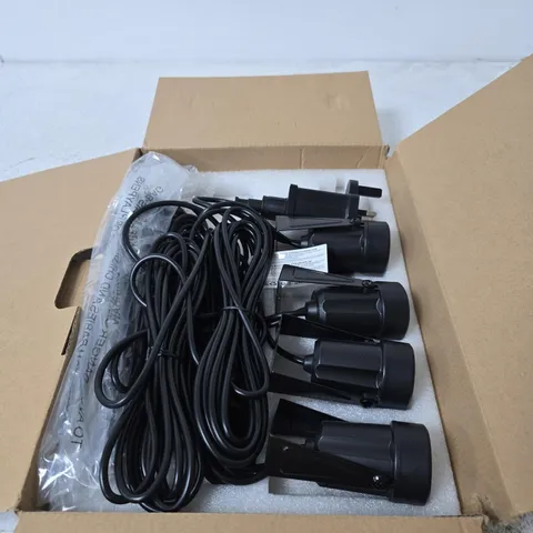 SET OF 4 OUTDOOR GARDEN LIGHTS